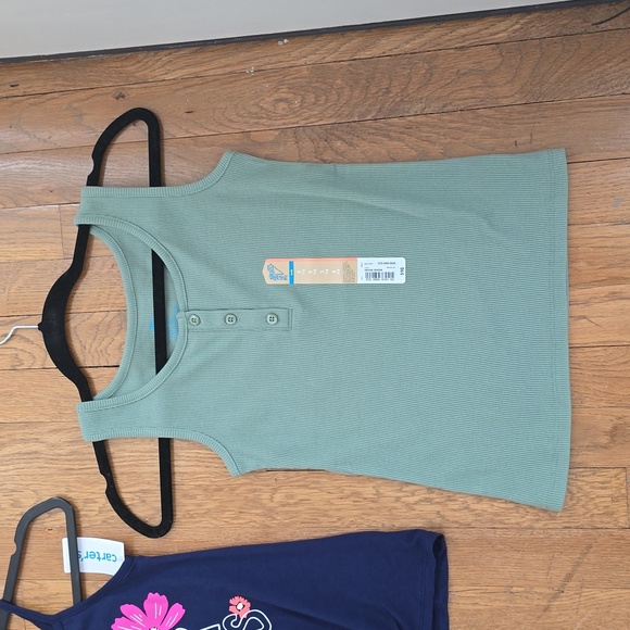 CARTER'S AND THEREABOUTS GIRLS TANK TOP BUNDLE SIZE SMALL 7 - Picture 4 of 11